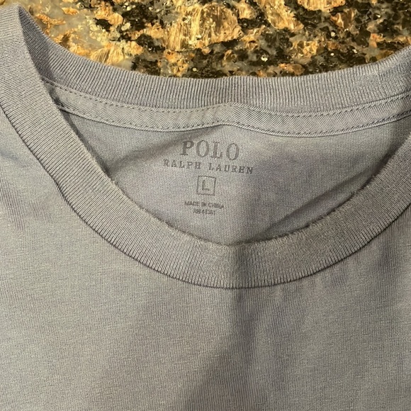 NWOT Polo by Ralph Lauren Crew neck cotton classic pocket tee - Picture 4 of 5